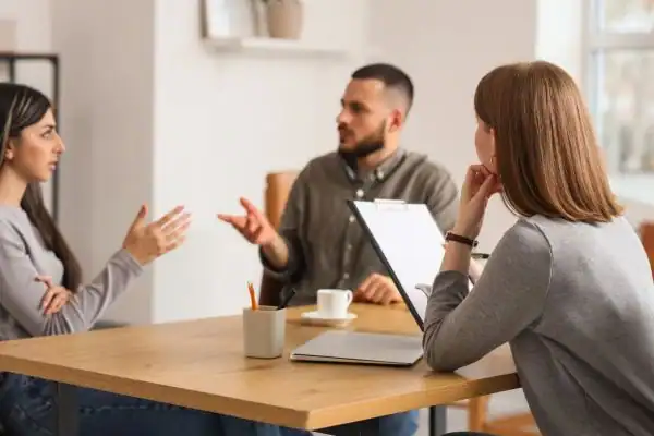 Image of couple access free mediation using family mediation voucher scheme Peterlee